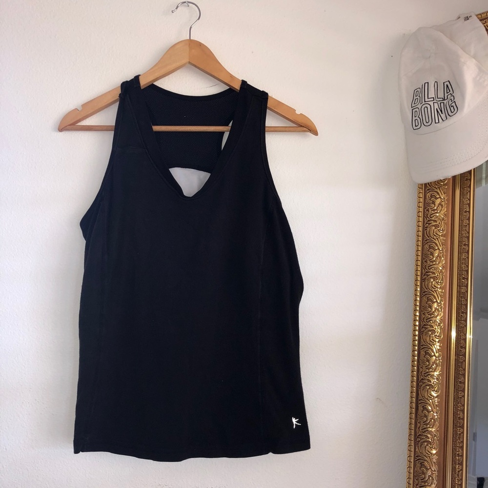 Razor back work out tank